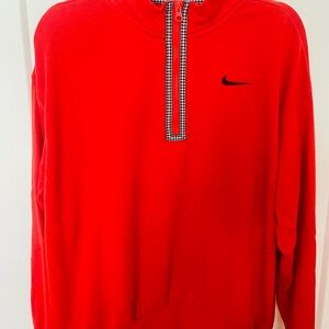 Nike Red Quarter-Zip Sweatshirt